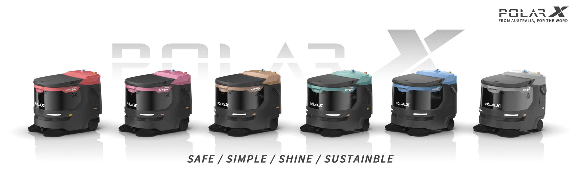 PolarX Star60 product lineup in six colours