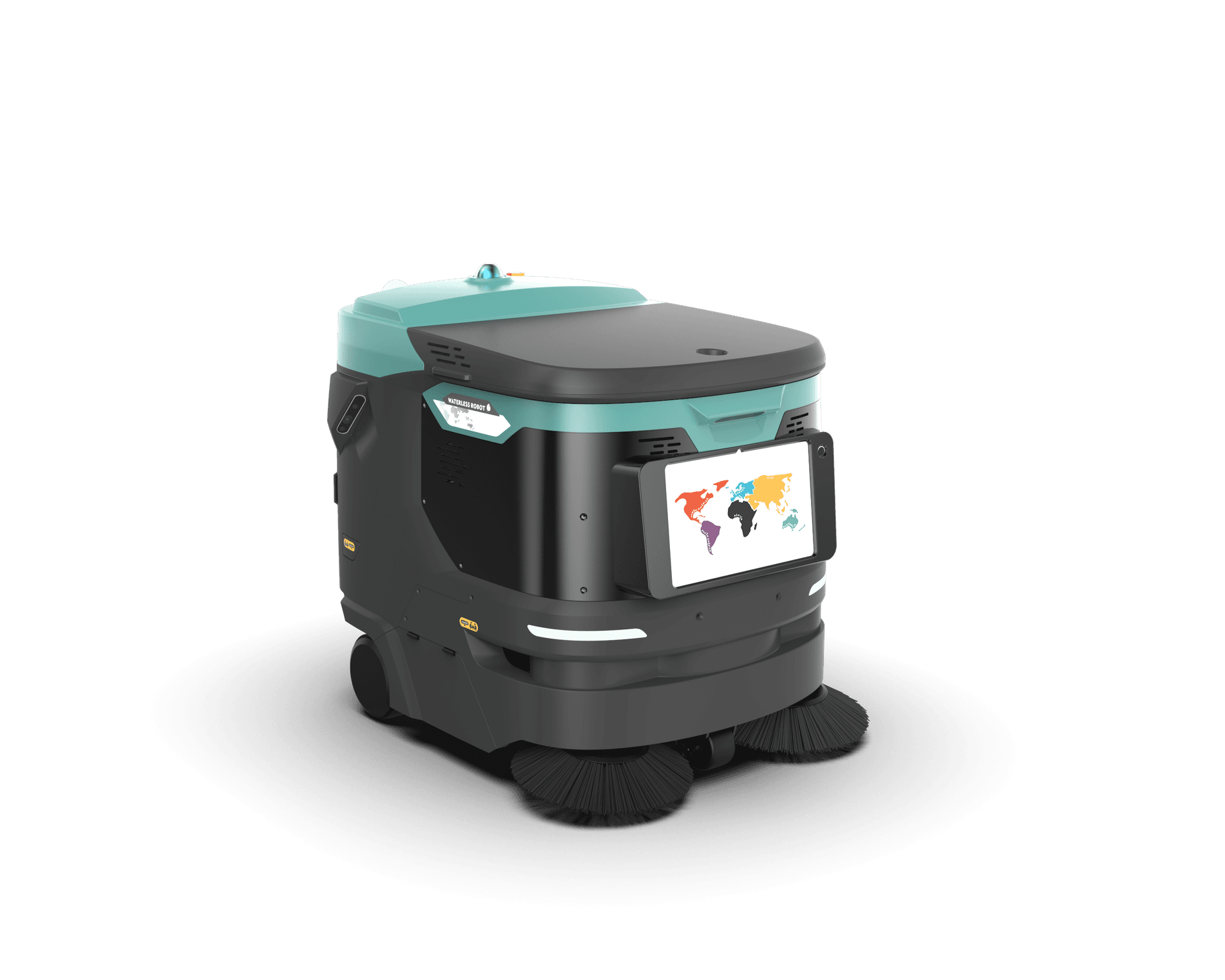 Star60 commercial cleaning robot with display module